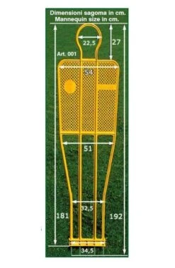 Sagoma In Plastica Flessibile, Cm 180, Brevettata Barret, Bt001 11 Sagoma In Plastica Flessibile, Cm 180, Brevettata Barret, Bt001 -Sportive Attrezzature Negozio 001 misure 1