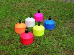 Kit 48 Delimitatori H. 5 Cm, Con Rimessaggio In Plastica, Barret, Bt016