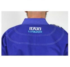 Uniforme Brazilian Jiu Jitsu Itaki Lutador, Oriente Sport, Os123 -Sportive Attrezzature Negozio 123 blu 03
