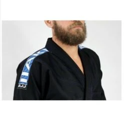 Uniforme Brazilian Jiu Jitsu Itaki Lutador, Oriente Sport, Os123 -Sportive Attrezzature Negozio 123 nero 02