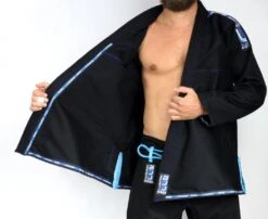 Uniforme Brazilian Jiu Jitsu Itaki Lutador, Oriente Sport, Os123 -Sportive Attrezzature Negozio 123 nero 06