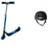 Monopattino Move" Blue, Ruota Da 125 Mm, Pieghevole, Con Casco Nero"