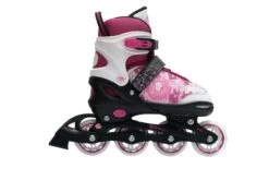 Pattini In Linea Allungabili Square", Rosa, Skate-Max"