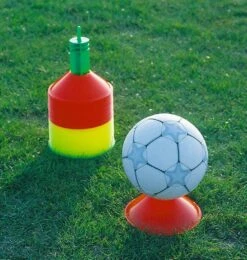 Set 48 Delimitatori Fluo, Diametro 60 Mm, Morale Sport