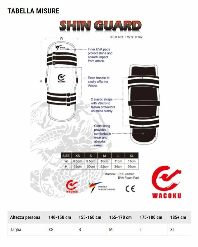 Parastinco Taekwondo Wacoku, Oriente Sport, Os81wtf 2 Parastinco Taekwondo Wacoku, Oriente Sport, Os81wtf - immagine 2