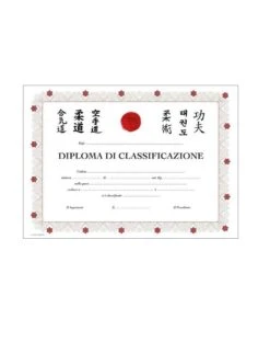 Diploma Di Classificazione, 50 Pezzi, Oriente Sport, 832