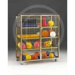 Armadio Porta Attrezzi In Rete Zincata, Morale Sport, G112/3