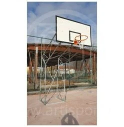 Coppia Impianto Basket Olimpionico A Traliccio Zincato A Caldo, Morale Sport, B650