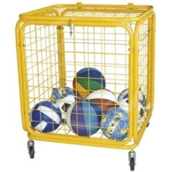 Carrello Porta Palloni In Rete Metallica, Morale Sport, K822/1