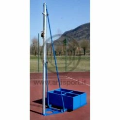 Coppia Impianto Pallavolo Modello Torneo" Verniciato Con Porta Zavorra, Morale Sport, V700/2"