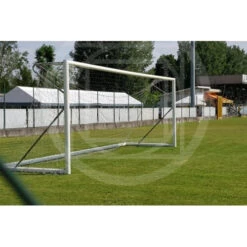 Coppia Porte Calcio A 7, Trasportabili In Alluminio, 6x2 Mt, Morale Sport, F730/1