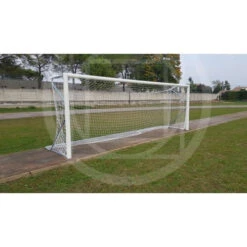 Coppia Porte Calcio A 7 In Alluminio, Dim 6x2 Mt., Trasportabili, Morale Sport, F731/1