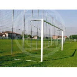 Coppia Porte Calcio A 7 In Alluminio, Dim 6x2 Mt, Con Bussole, Morale Sport, F731