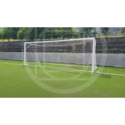 Coppia Porte Calcio Regolamentari 7,32x2,44 M , Con Bussole, Morale Sport, F735