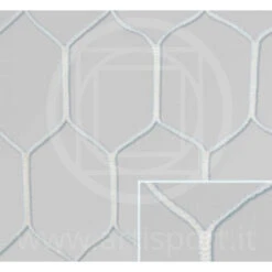 Coppia Reti Calcio, Maglia Esagonale Top In Nylon, Diam 3,5 Mm Tipo Inglese, Morale Sport, F740/5