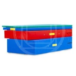 Materasso In Gommapiuma E Pvc, Dim .cm.300 X 200 X 50, Intero, Antiscivolo, Morale Sport, G355/5a