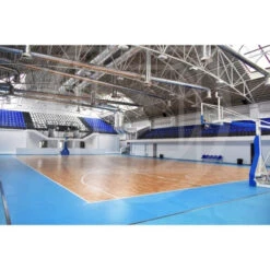 Impianto Basket Oleodinamico Manuale, Tabelloni In Cristallo, Omologato Fiba, Morale Sport, B677