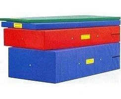 Materasso In Gommapiuma E Pvc, Dim .cm.200 X 100 X 50, Antiscivolo, Morale Sport, G355/2