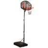 Garlando Tabellone Basket Memphis, Colonna Regolabile E Base Zavorrabile, H. 190 Cm - 260 Cm, Ba-13