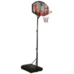 Garlando Tabellone Basket Memphis, Colonna Regolabile E Base Zavorrabile, H. 190 Cm - 260 Cm, Ba-13