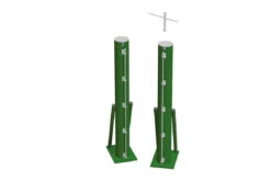 Pali Tennis Per Palestra In Tubo Di Alluminio, 120 Mm, La Rete, Lrt8/2