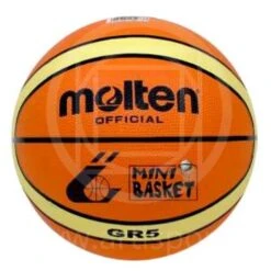 Pallone Minibasket In Gomma, Molten B5g1600", Misura 5, Morale Sport, B687/4"