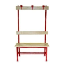 Panca Spogliatoio Con Seduta E Schienale E Appendiabiti, Morale Sport, S852/1