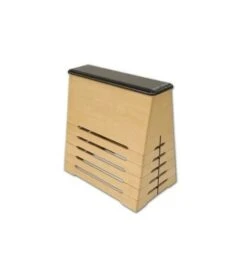 Plinto Trapezoidale In Legno, Con Piano Imbottito, S00958