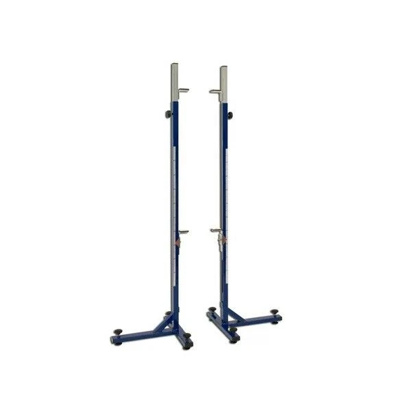 Coppia Ritti Per Salto In Alto Da Gara, Regolazione Telescopica Fino A 260 Cm, S02558 1 Coppia Ritti Per Salto In Alto Da Gara, Regolazione Telescopica Fino A 260 Cm, S02558