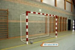 Coppia Porte Pallamano In Acciaio, Mobili E Smontabili, S04658