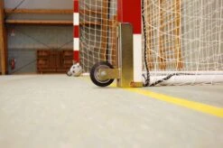 Coppia Staffe Con Ruota Per Porte Pallamano, S04668