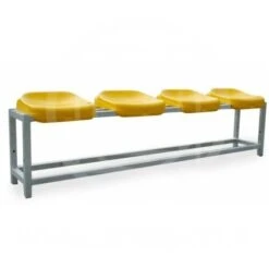 Tribunetta 4 Posti, In Acciaio Zincato, S100/4