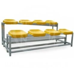 Tribunetta 8 Posti, In Acciaio Zincato, S100/8