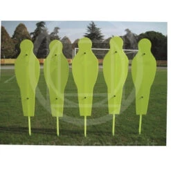 Set 5 Sagome Per Allenamento Calcio, Da 150 A 190 Cm, Morale Sport, F736/a