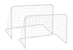 Set 2 Porte Da Calcio Train & Score, Con Struttura Pieghevole,  dim. 90x60 Cm, Garlando, Por-8