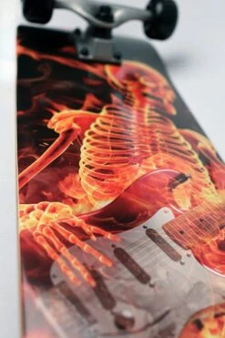 Skateboard Per Adulto Skull Music, Skate-Max, Skm3105 -Sportive Attrezzature Negozio skull music7