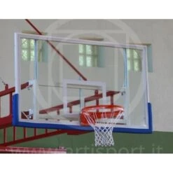 Tabellone Basket In Plexiglas, Cm 180x105, Morale Sport, B661